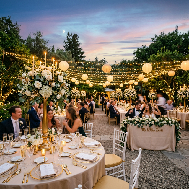 Reception and event décor